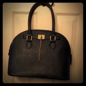 Navy blue tote